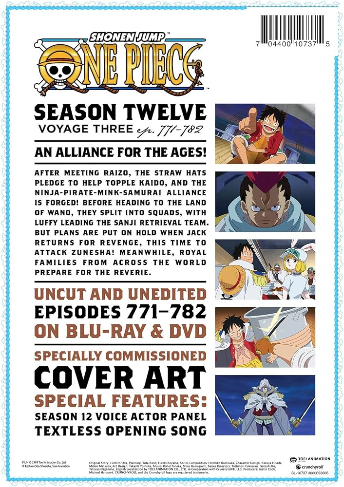 ＯＮＥ　ＰＩＥＣＥ　Ｌｏｇ　Ｃｏｌｌｅｃｔｉｏｎ“ＪＡＣＫ”（ＴＶアニメ第７７２話～第７８２話） ONE PIECE Log Collection“JACK